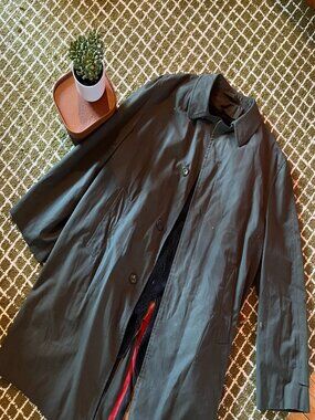 Vintage Green Trench